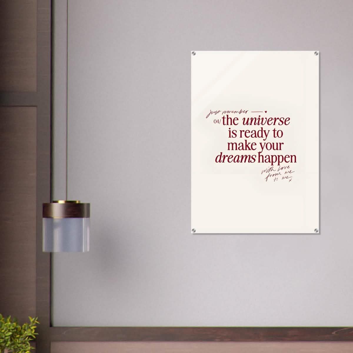 Da Vinci Motivational Wall art - Acrylic Print - 70x100 cm / 28x40″ -