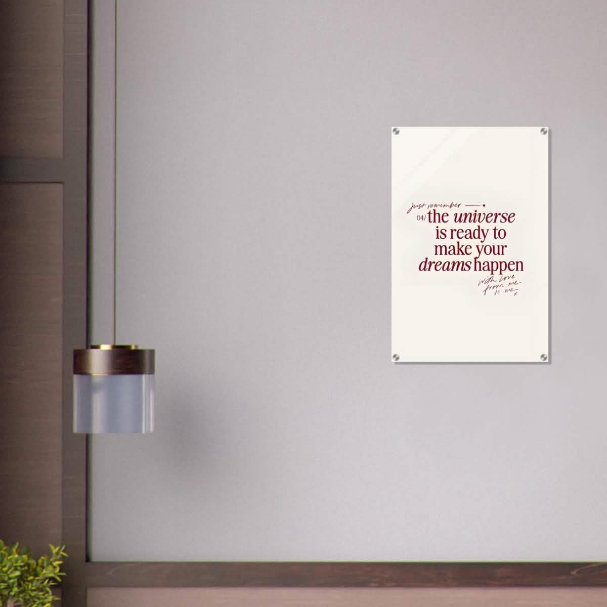 Da Vinci Motivational Wall art - Acrylic Print - 50x75 cm / 20x30″ -