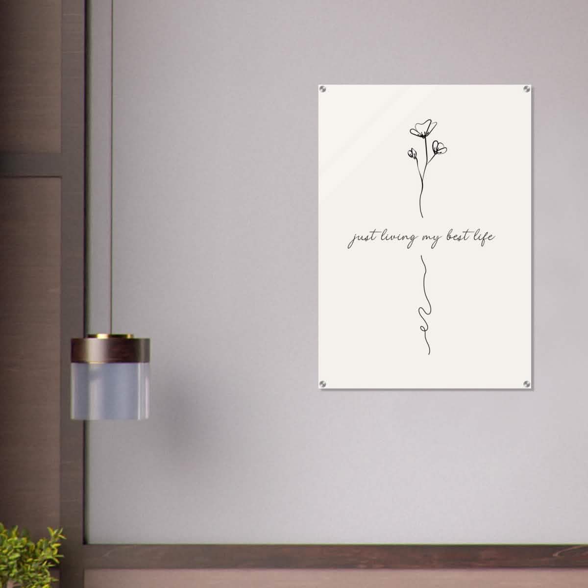 Da Vinci Motivational Wall art - Acrylic Print - 70x100 cm / 28x40″ -