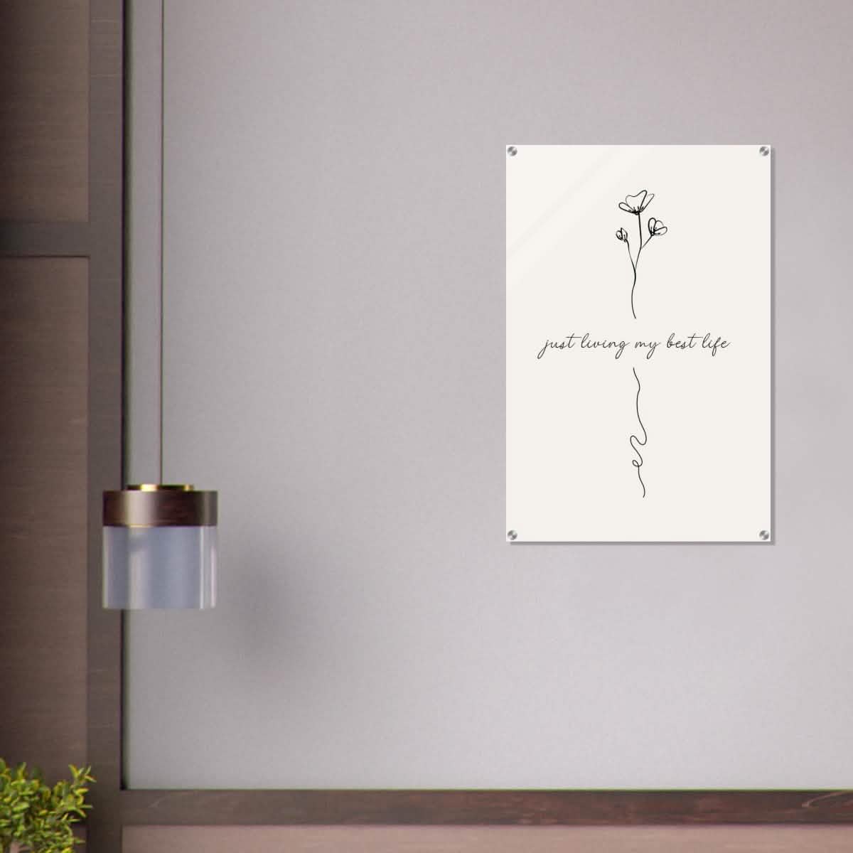 Da Vinci Motivational Wall art - Acrylic Print - 60x90 cm / 24x36″ -