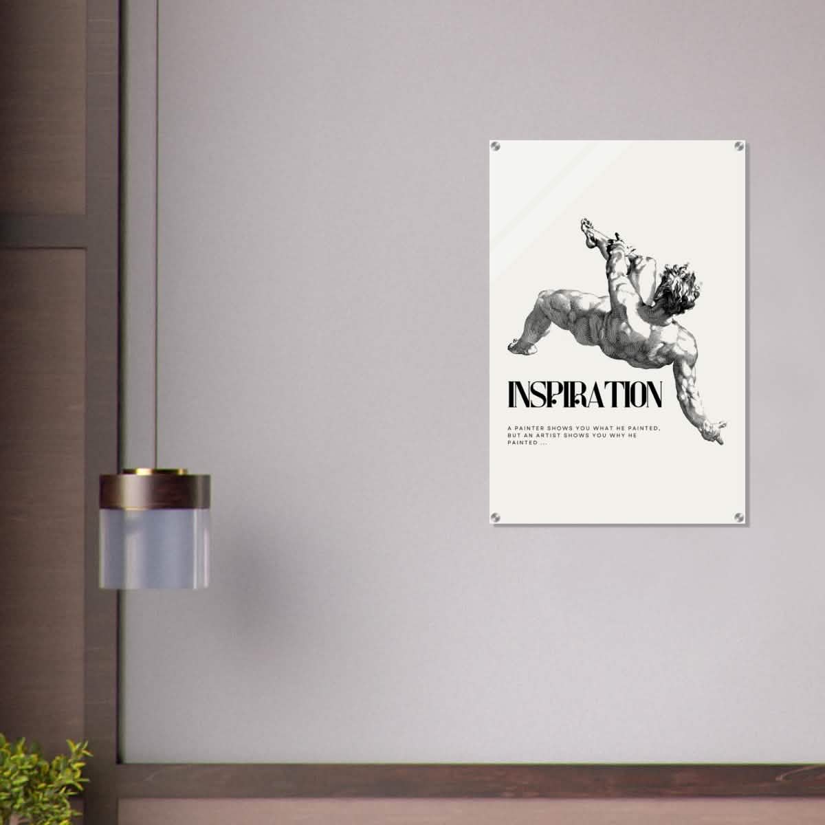 Da Vinci Motivational Wall art - Acrylic Print - 60x90 cm / 24x36″ -