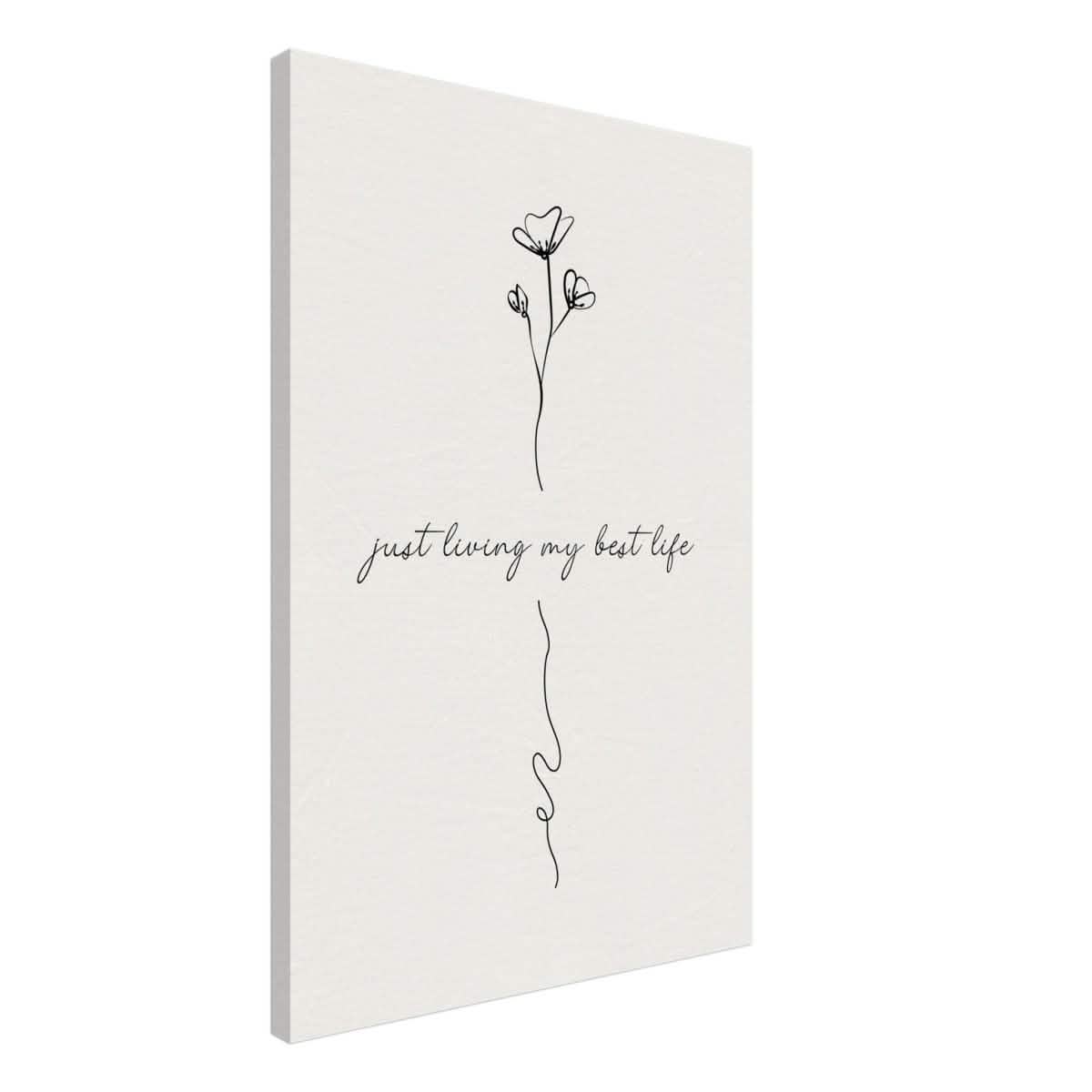 Da Vinci Motivational Wall art - Canvas - 50x75 cm / 20x30″ - Slim