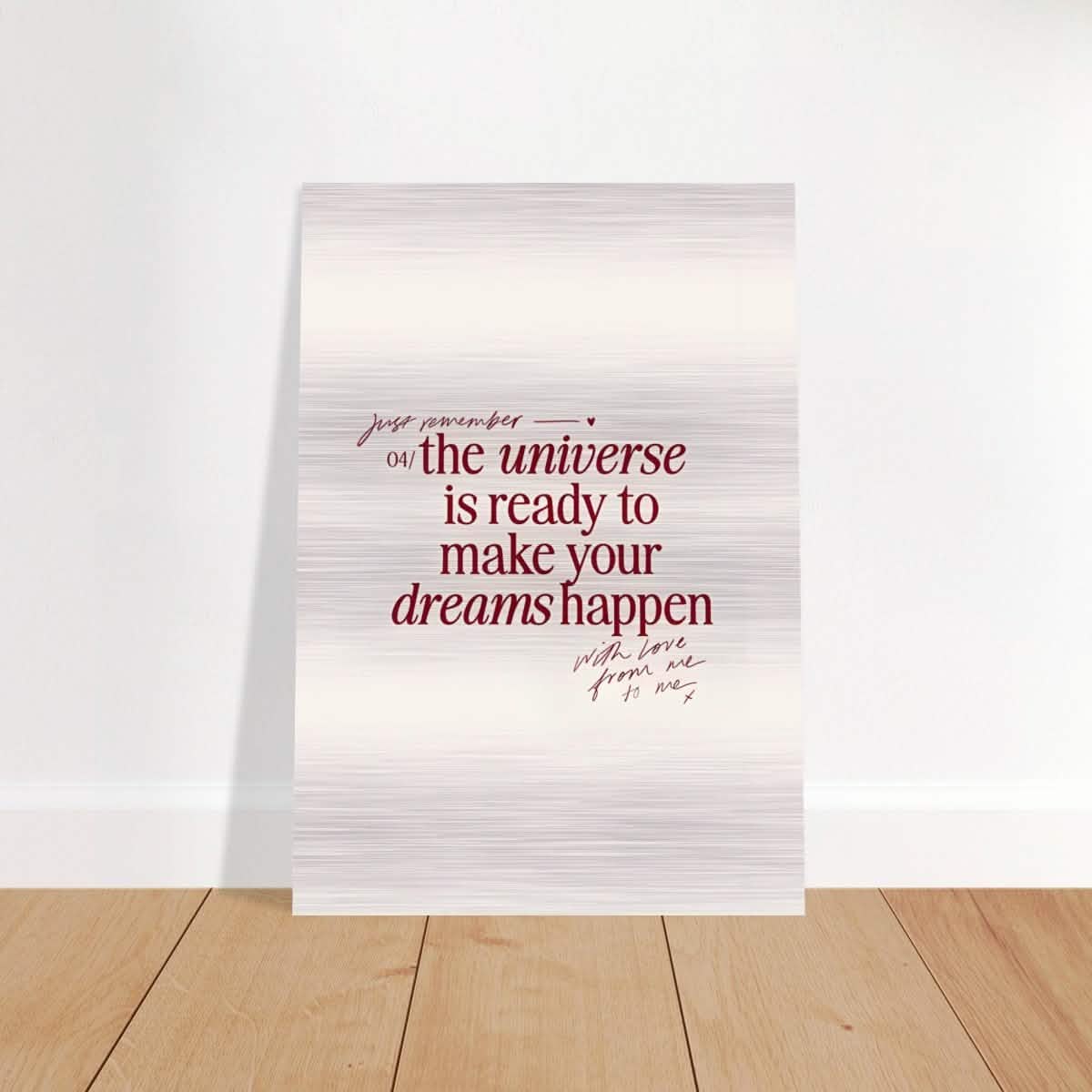 Da Vinci Motivational Wall art - Brushed Aluminum Print - 70x100 cm / 28x40″ -