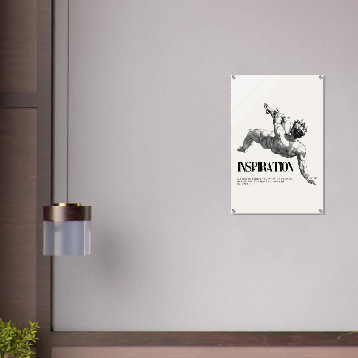 Da Vinci Motivational Wall art - Acrylic Print - 50x75 cm / 20x30″ -