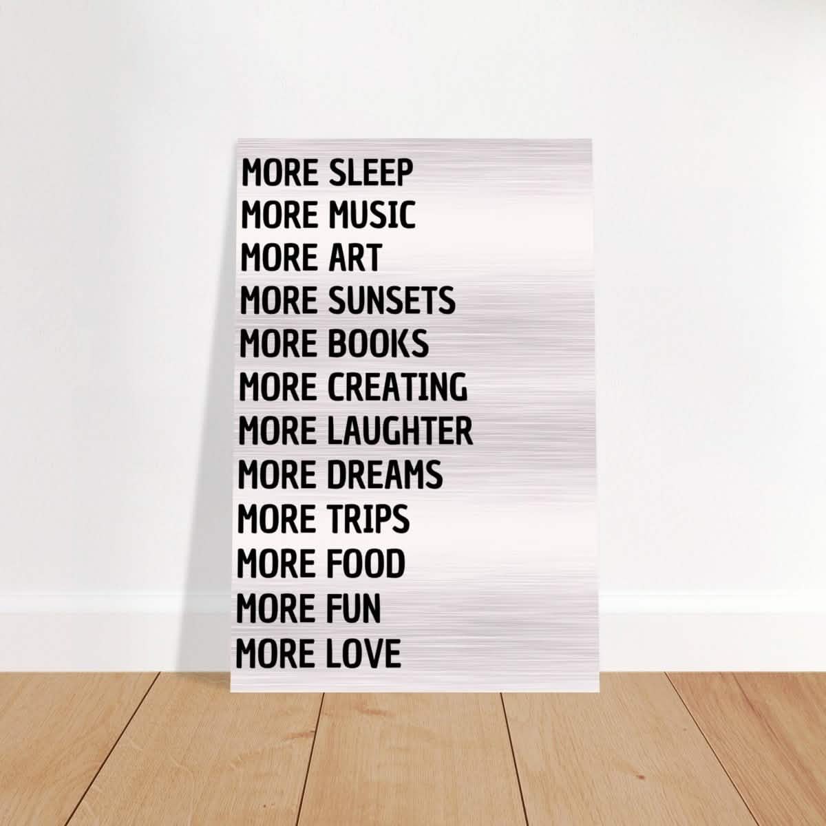 Da Vinci Motivational Wall art - Brushed Aluminum Print - 60x90 cm / 24x36″ -