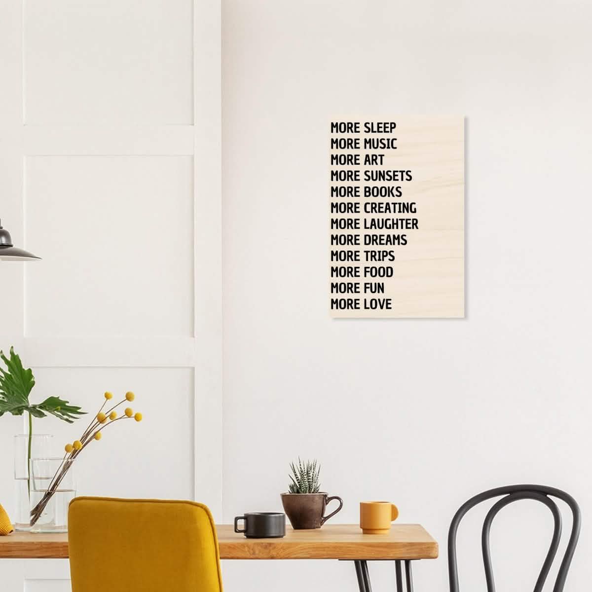 Da Vinci Motivational Wall art - Wood Prints - 40x60 cm / 16x24″ - 10 mm