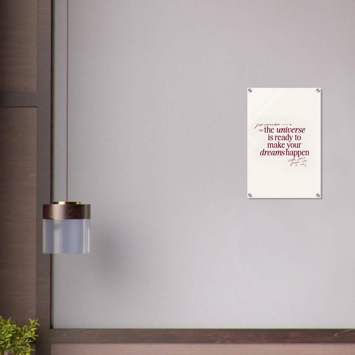 Da Vinci Motivational Wall art - Acrylic Print - 40x60 cm / 16x24″ -