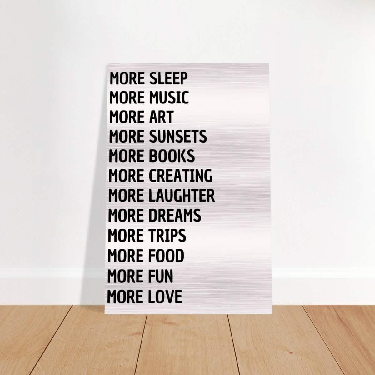 Da Vinci Motivational Wall art - Brushed Aluminum Print - 40x60 cm / 16x24″ -