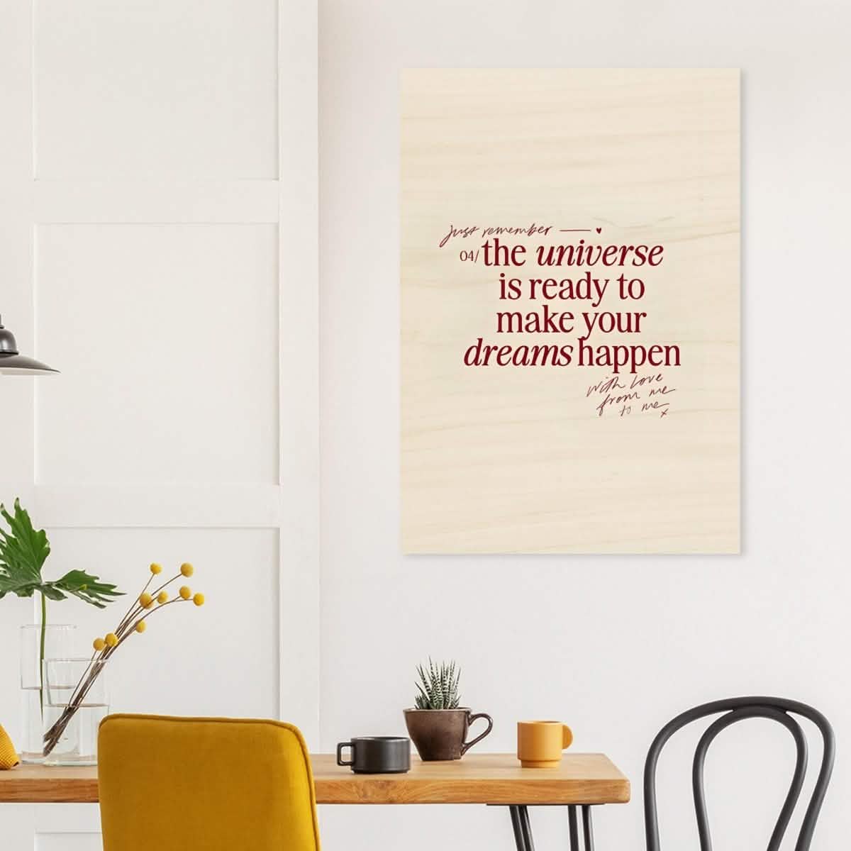 Da Vinci Motivational Wall art - Wood Prints - 70x100 cm / 28x40″ - 20 mm
