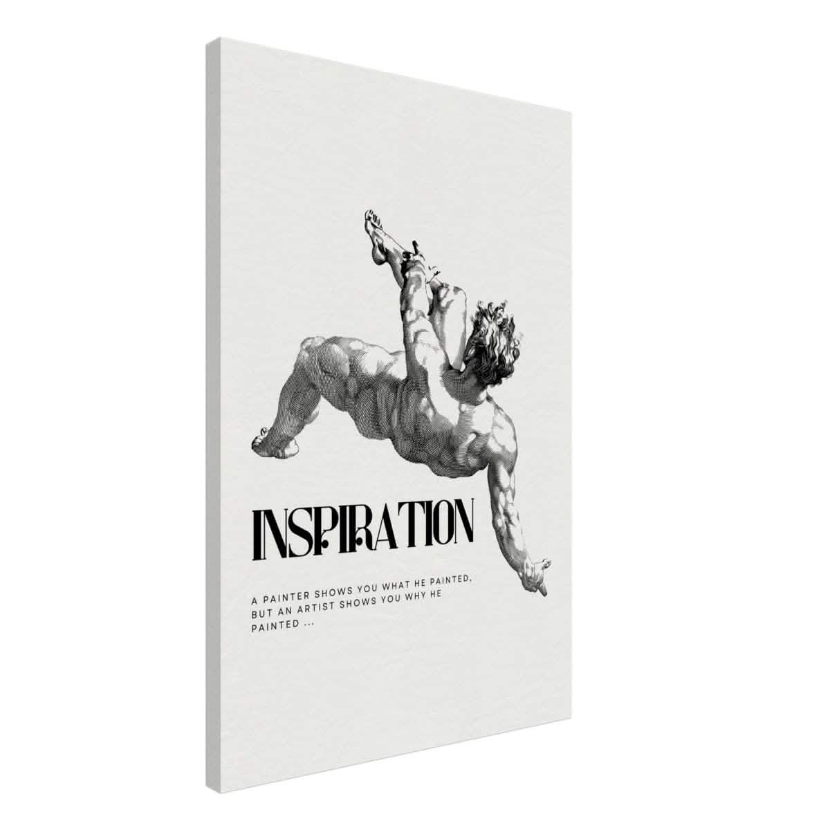 Da Vinci Motivational Wall art - Canvas - 50x75 cm / 20x30″ - Slim
