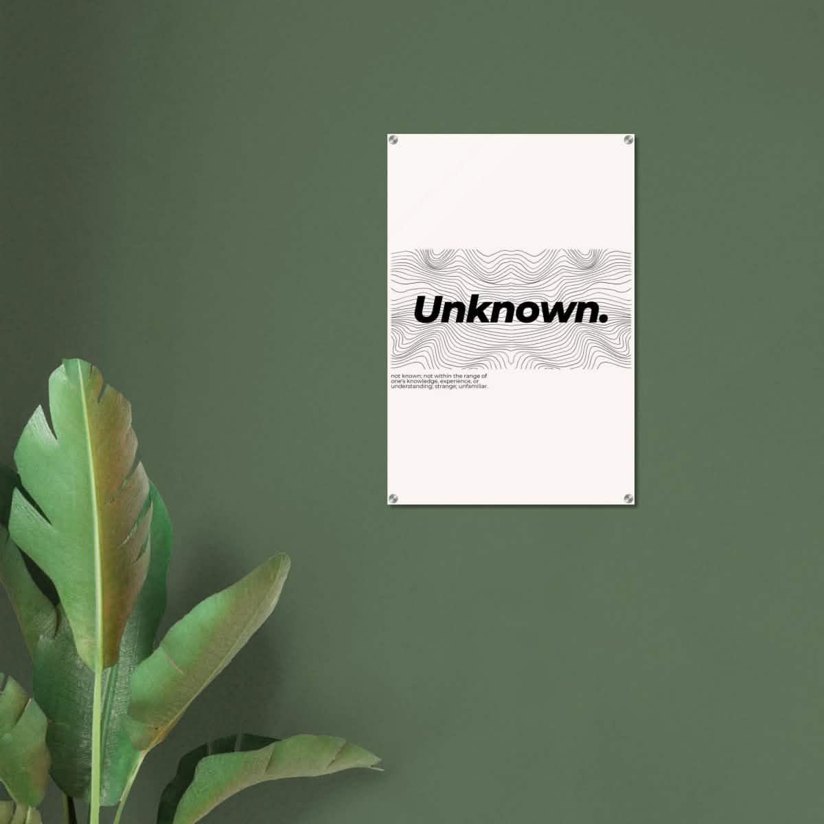 Da Vinci Motivational Wall art - Acrylic Print - 60x90 cm / 24x36″ -