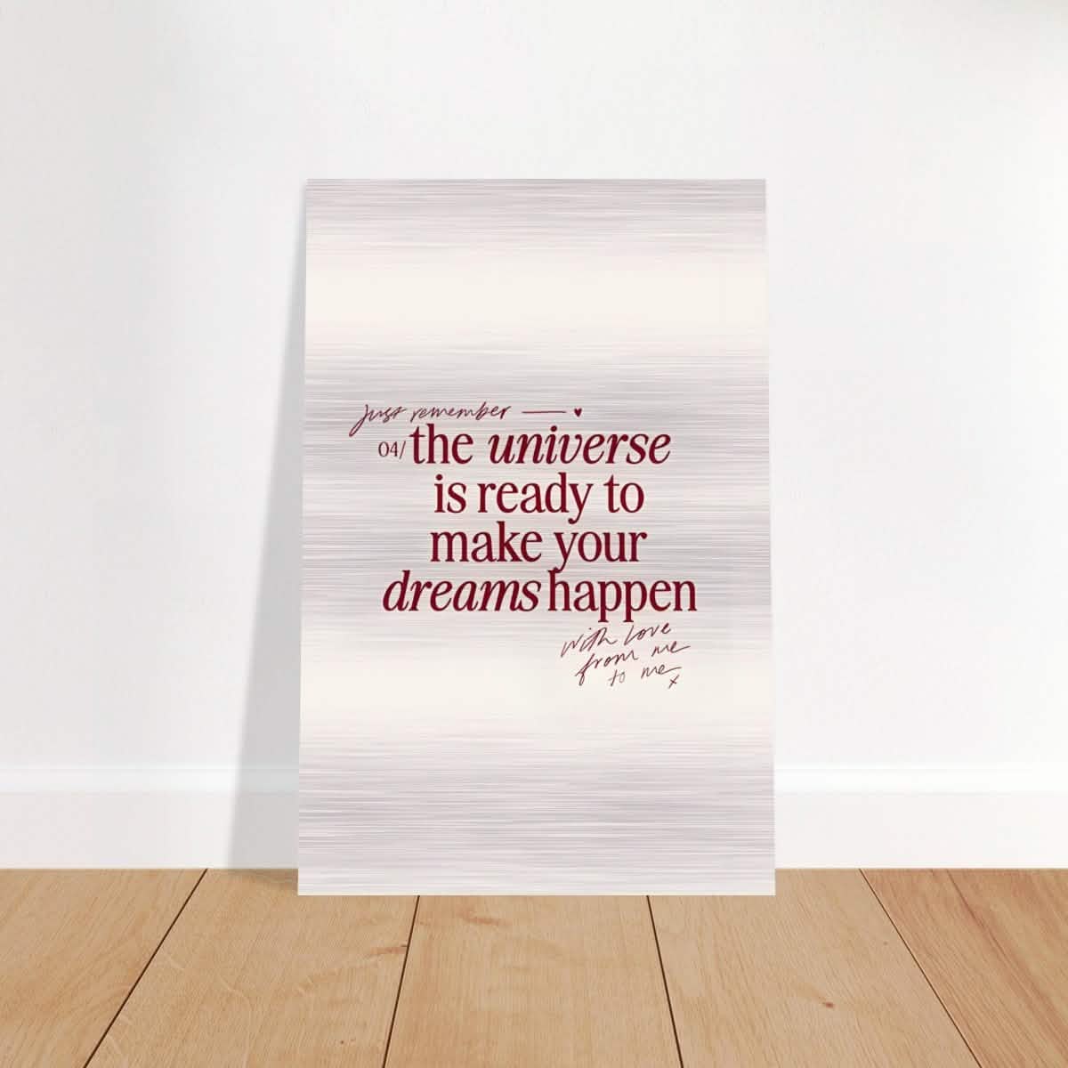 Da Vinci Motivational Wall art - Brushed Aluminum Print - 60x90 cm / 24x36″ -