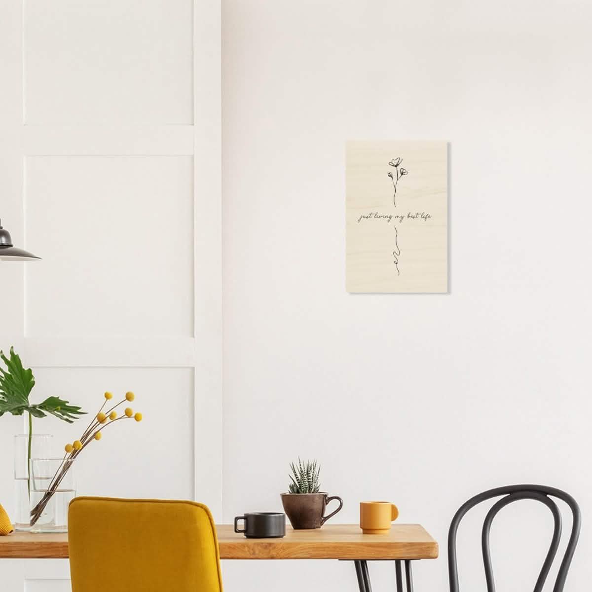 Da Vinci Motivational Wall art - Wood Prints - 30x45 cm / 12x18″ - 20 mm