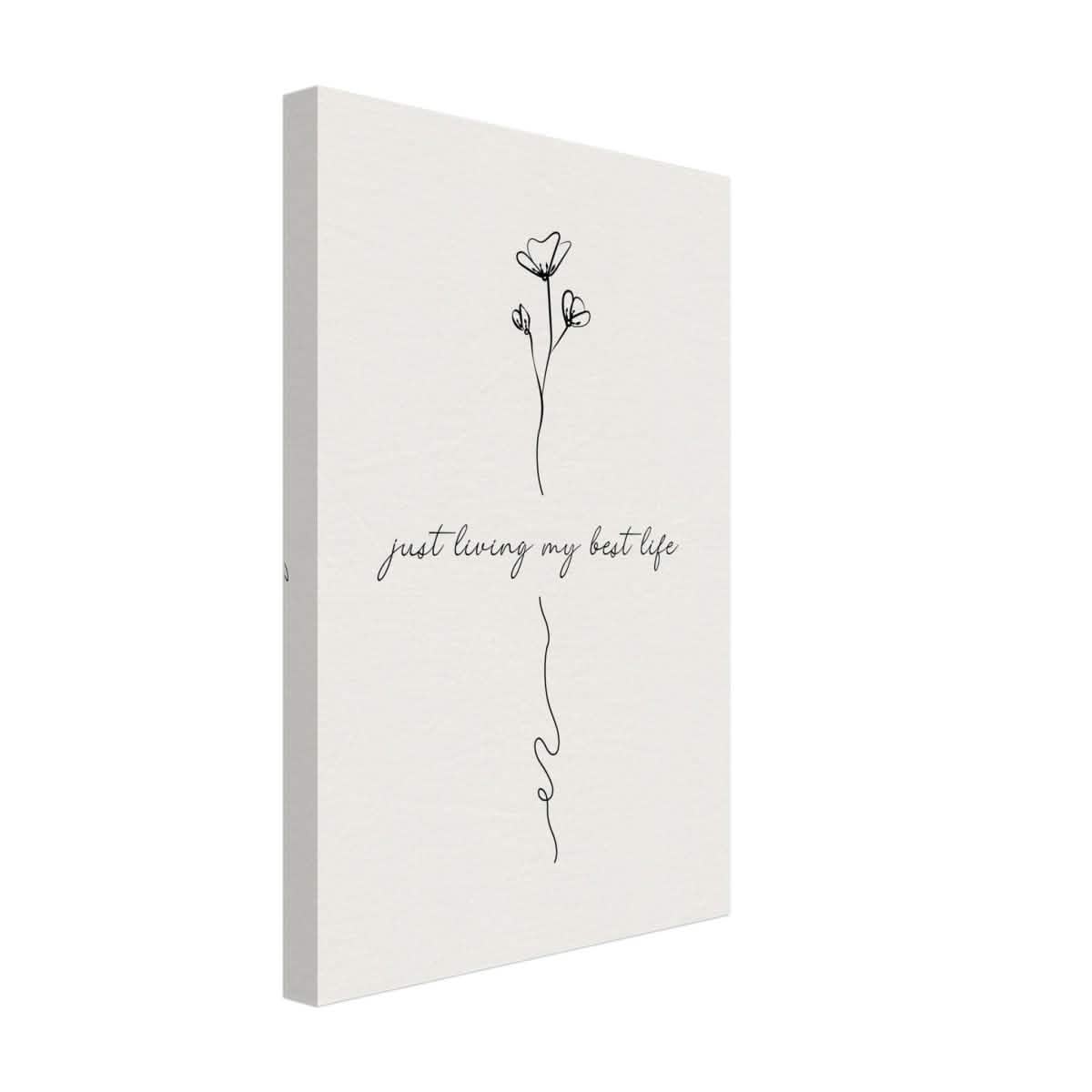 Da Vinci Motivational Wall art - Canvas - 30x45 cm / 12x18″ - Thick