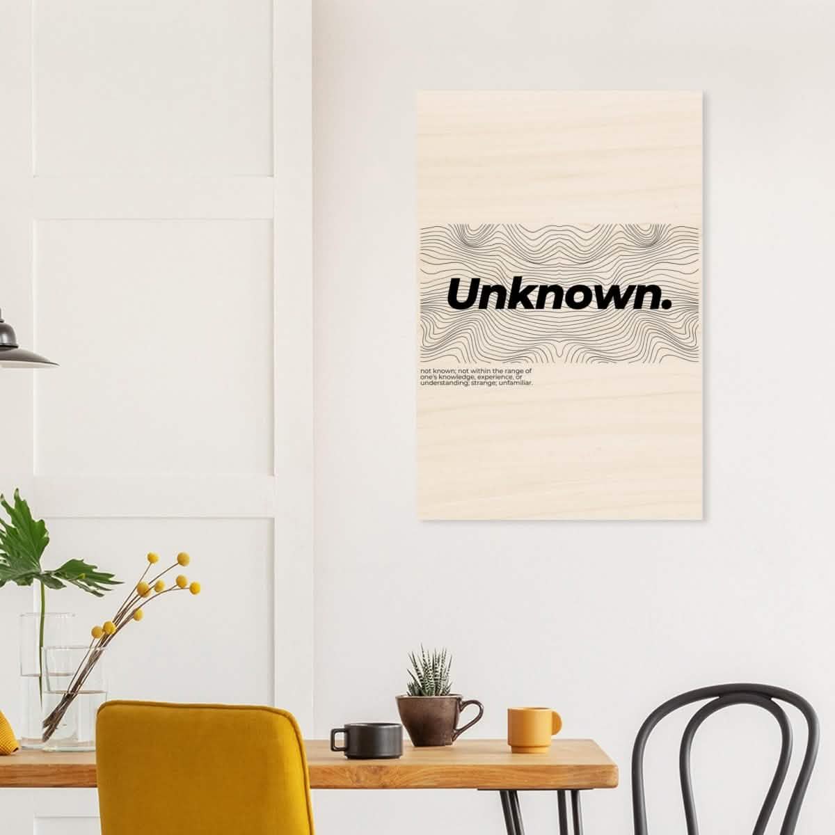 Da Vinci Motivational Wall art - Wood Prints - 60x90 cm / 24x36″ - 20 mm