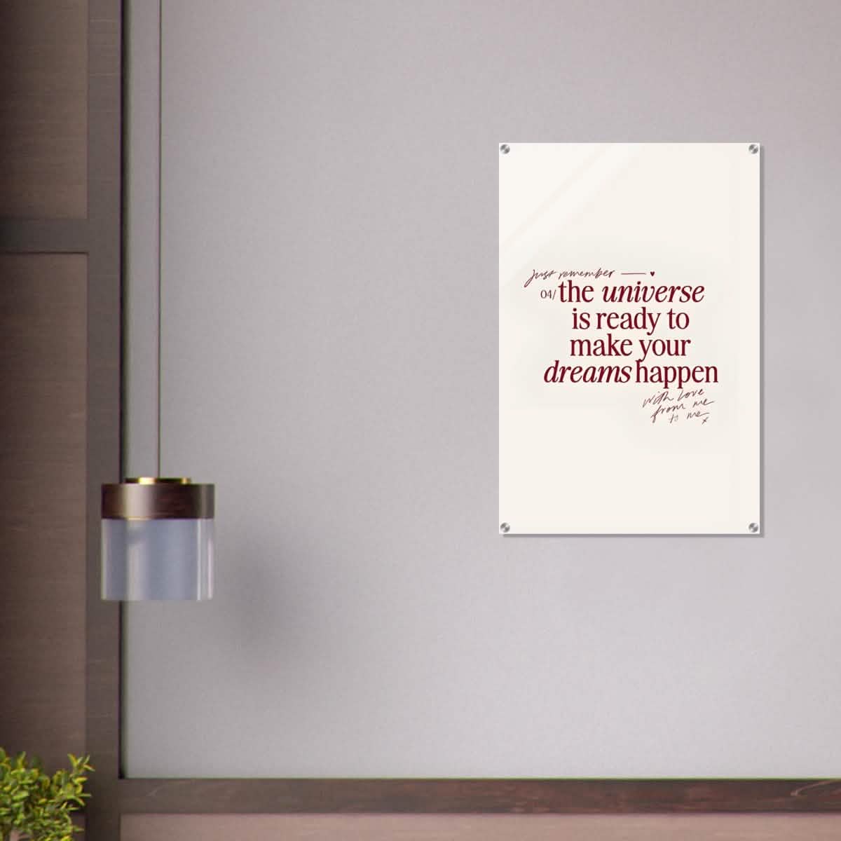 Da Vinci Motivational Wall art - Acrylic Print - 60x90 cm / 24x36″ -