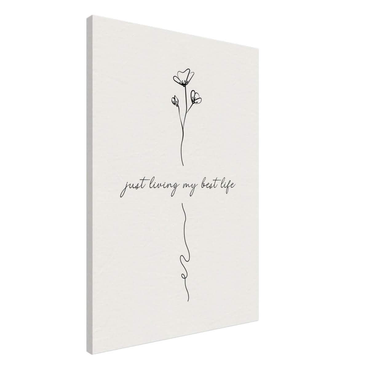 Da Vinci Motivational Wall art - Canvas - 70x100 cm / 28x40″ - Thick