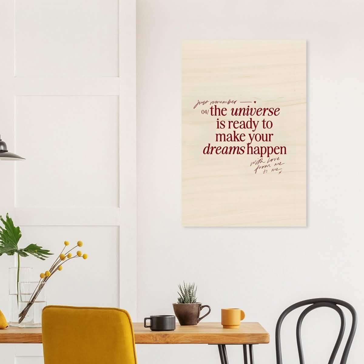 Da Vinci Motivational Wall art - Wood Prints - 60x90 cm / 24x36″ - 10 mm