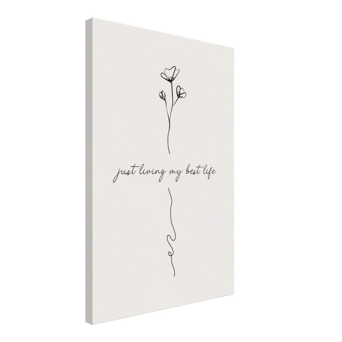 Da Vinci Motivational Wall art - Canvas - 50x75 cm / 20x30″ - Thick