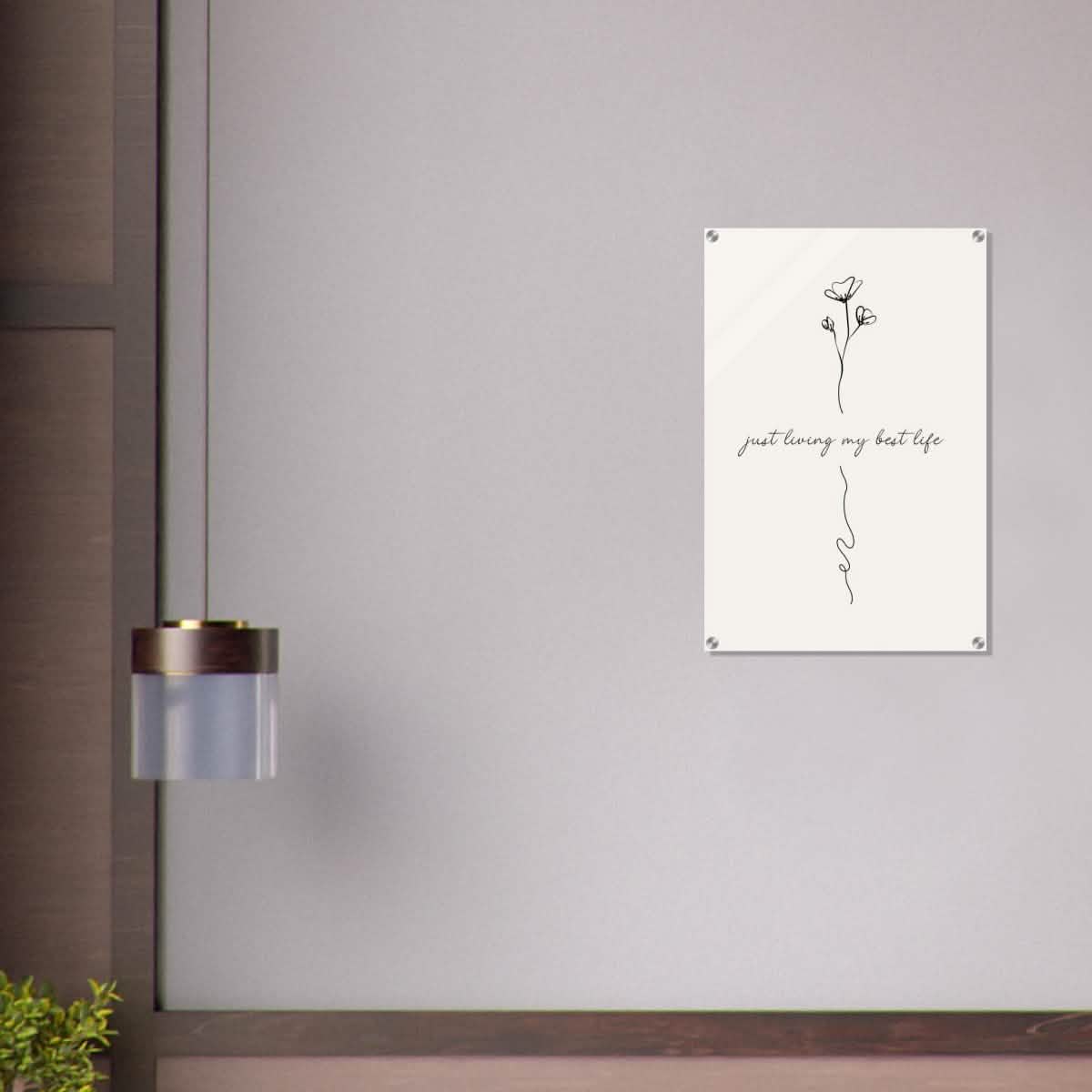 Da Vinci Motivational Wall art - Acrylic Print - 50x75 cm / 20x30″ -