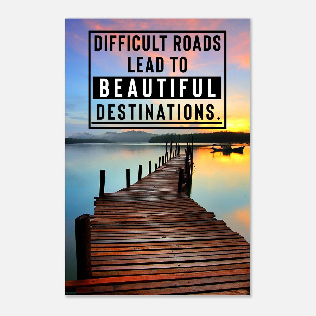 Da Vinci Motivational Wall Art - Aluminum Print - 60x90 cm / 24x36″ -