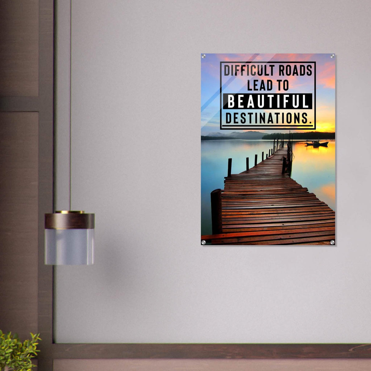 Da Vinci Motivational Wall Art - Acrylic Print - 70x100 cm / 28x40″ -