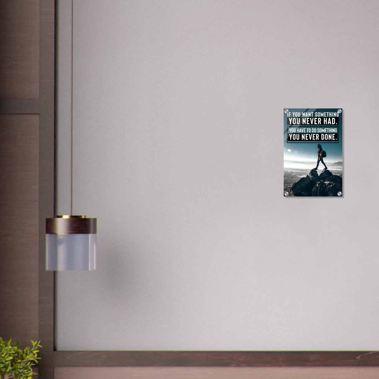 Da Vinci Motivational Wall Art - Acrylic Print - 30x45 cm / 12x18″ -