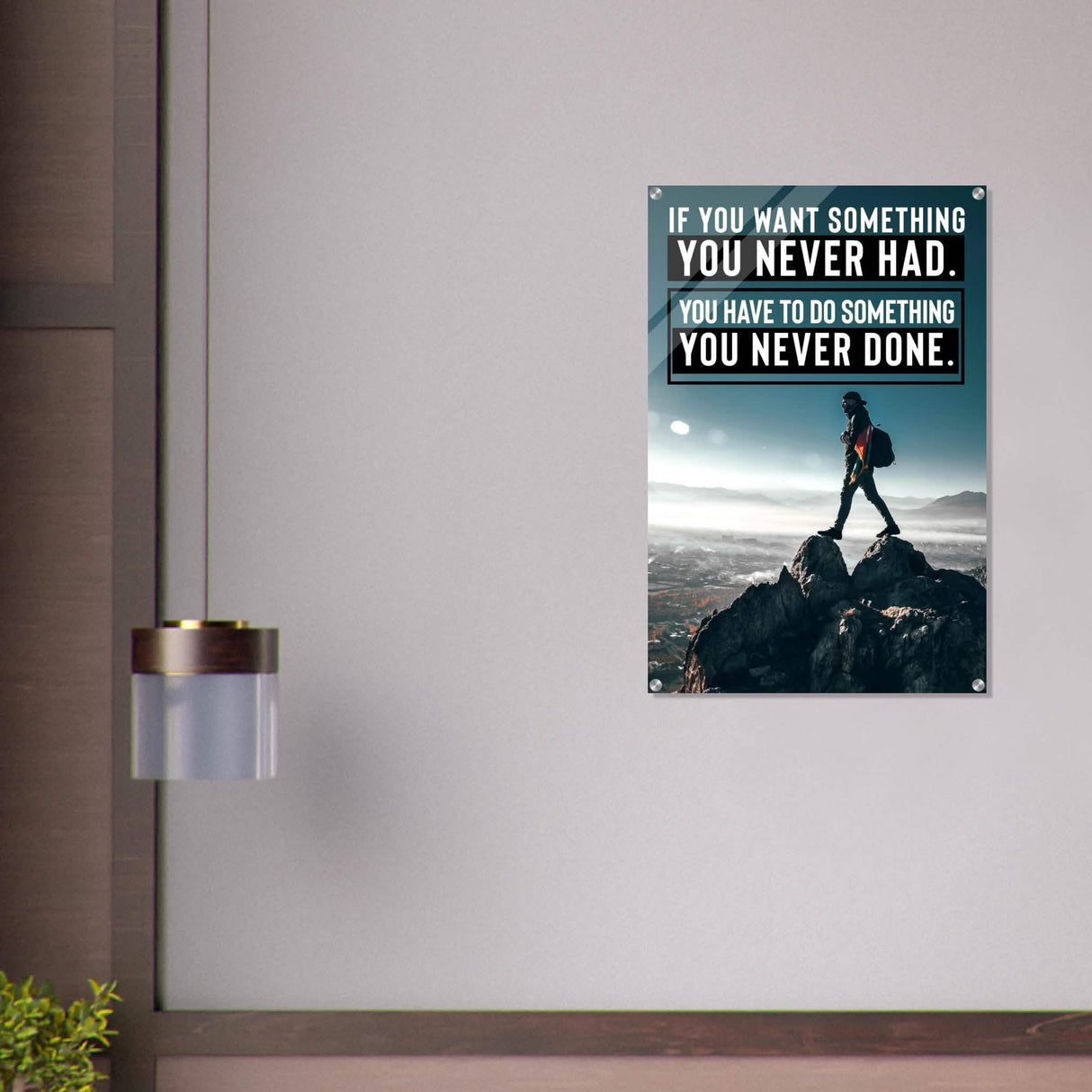 Da Vinci Motivational Wall Art - Acrylic Print - 60x90 cm / 24x36″ -