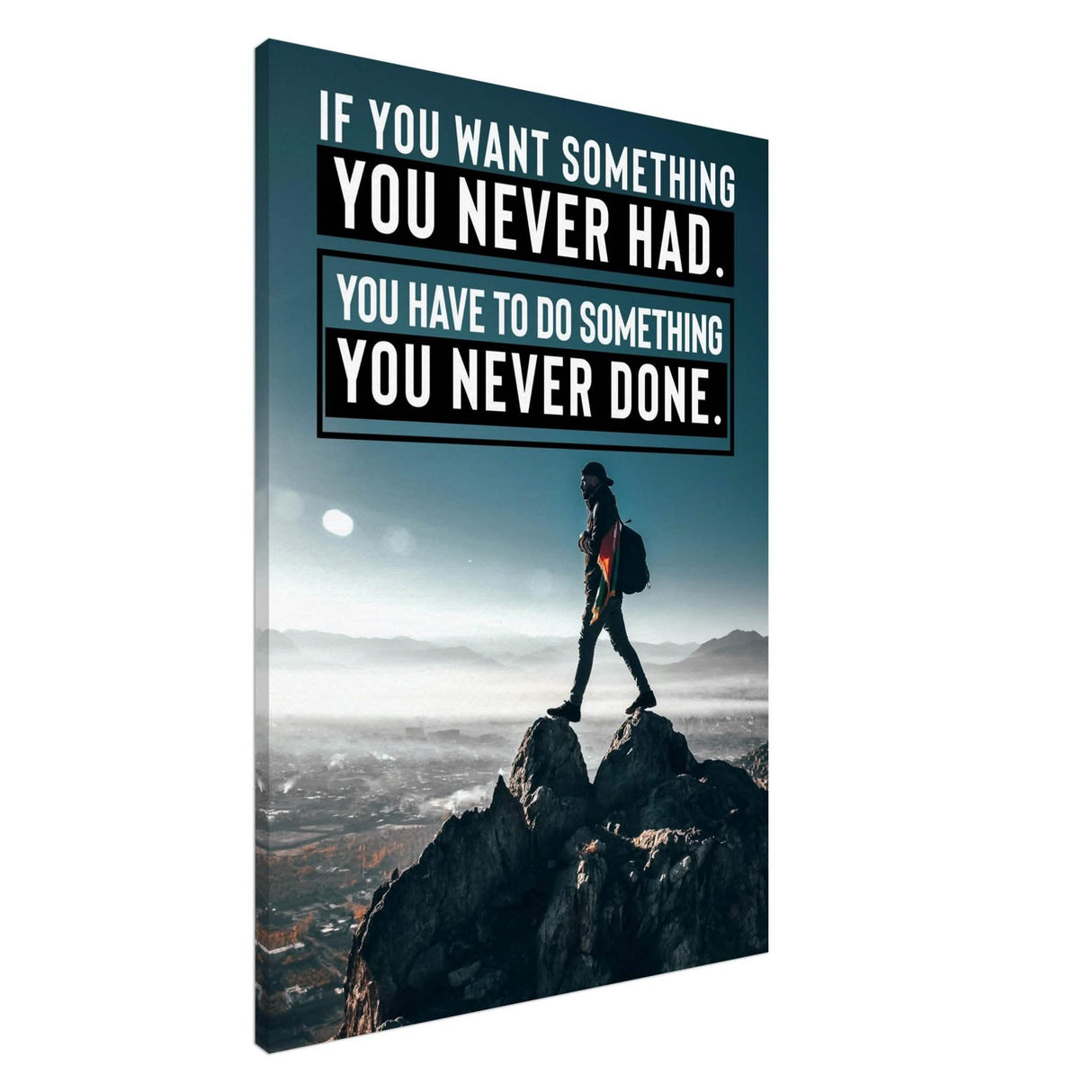 Da Vinci Motivational Wall Art - Canvas - 70x100 cm / 28x40″ - Slim