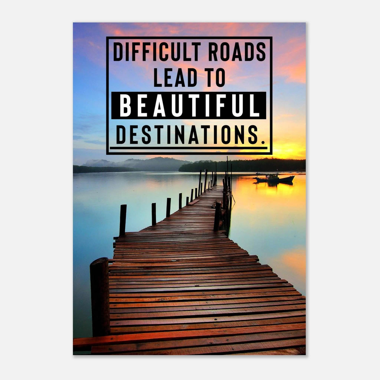 Da Vinci Motivational Wall Art - Aluminum Print - 70x100 cm / 28x40″ -