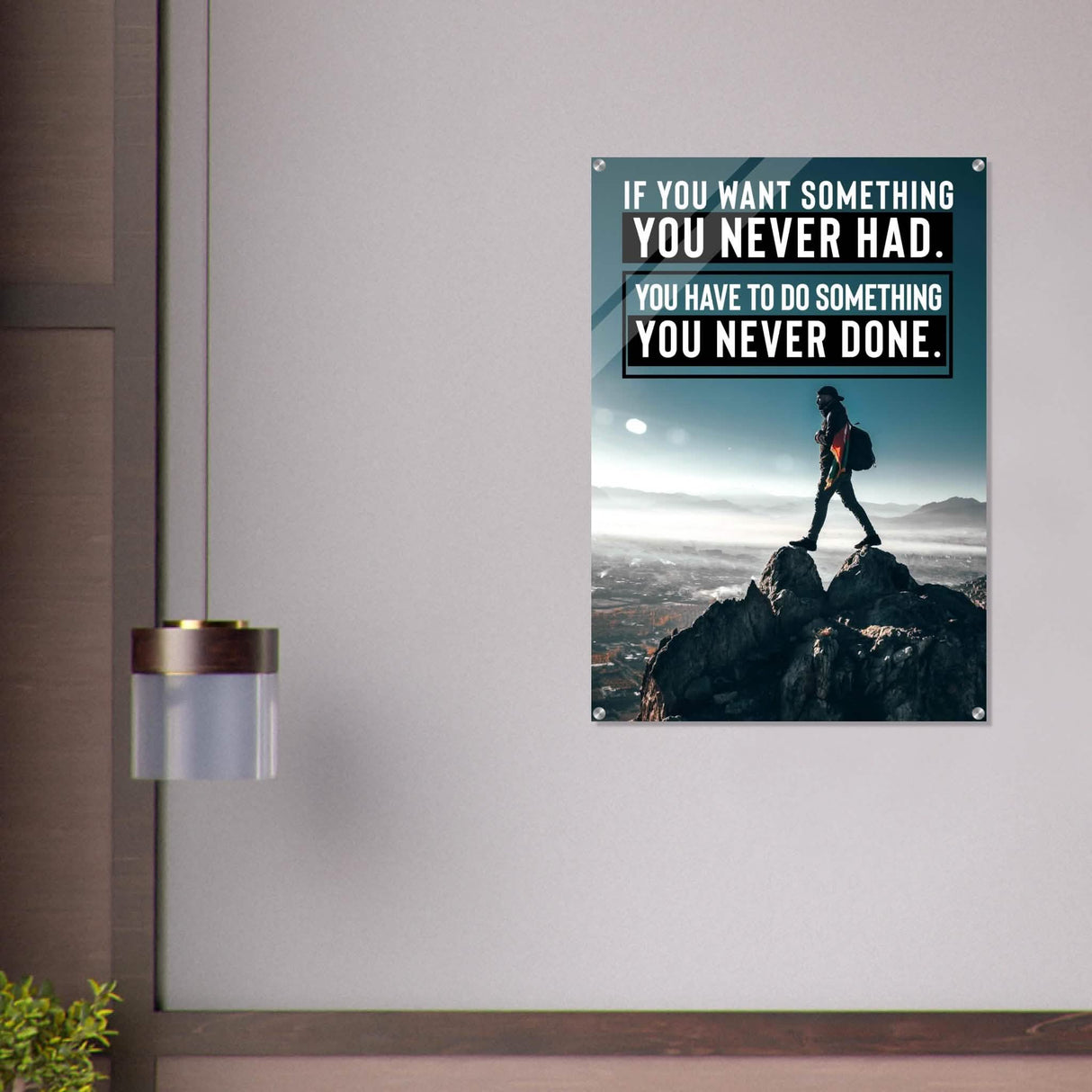 Da Vinci Motivational Wall Art - Acrylic Print - 70x100 cm / 28x40″ -