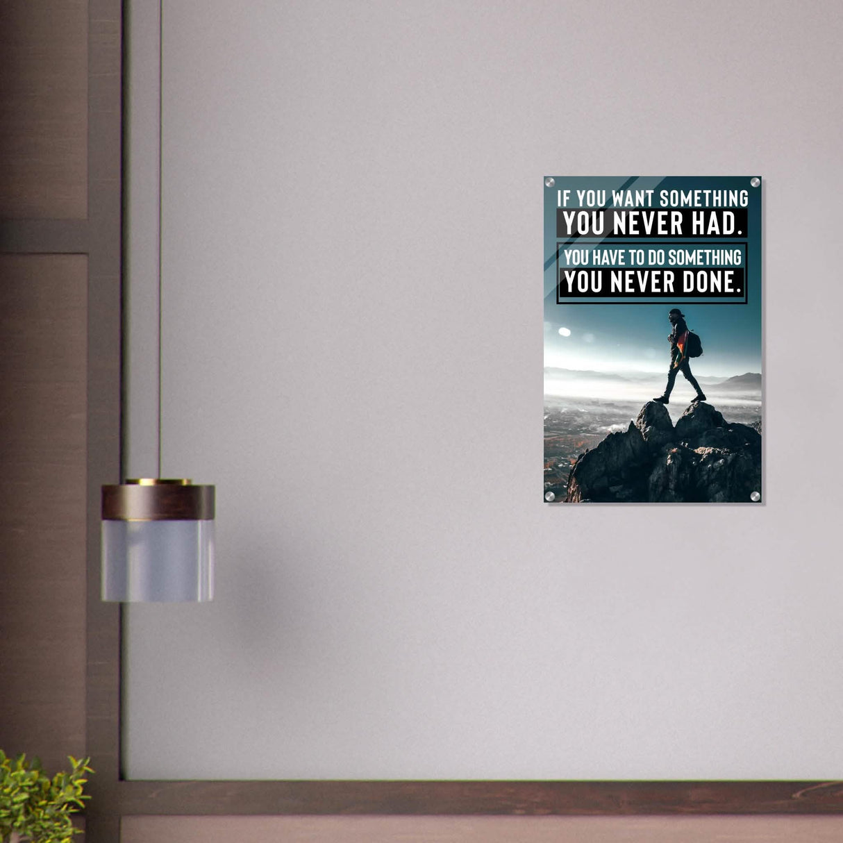 Da Vinci Motivational Wall Art - Acrylic Print - 50x75 cm / 20x30″ -