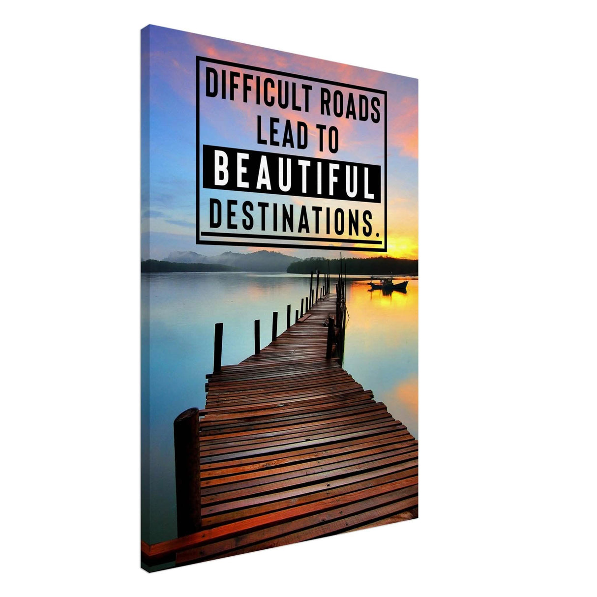 Da Vinci Motivational Wall Art - Canvas - 70x100 cm / 28x40″ - Thick