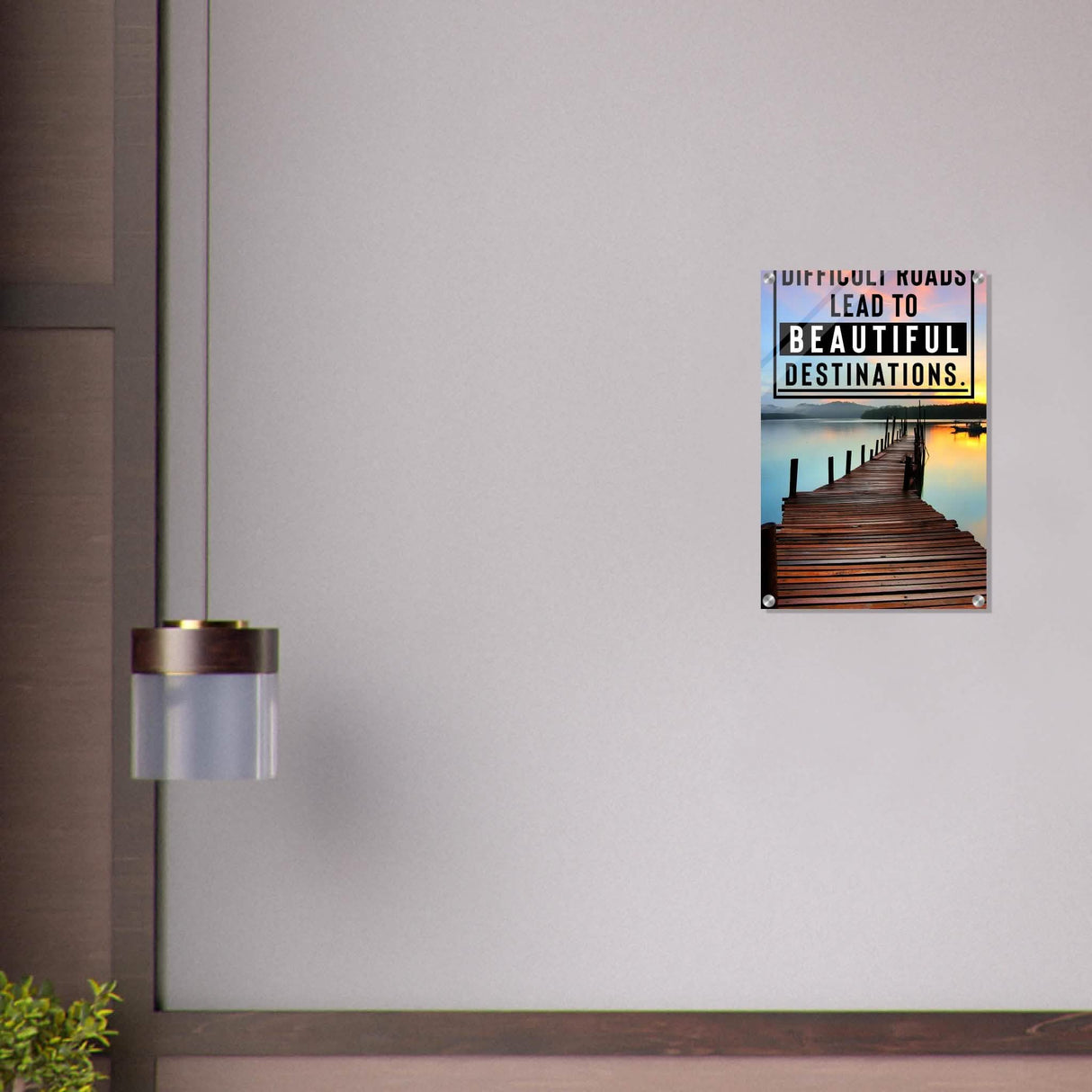 Da Vinci Motivational Wall Art - Acrylic Print - 40x60 cm / 16x24″ -