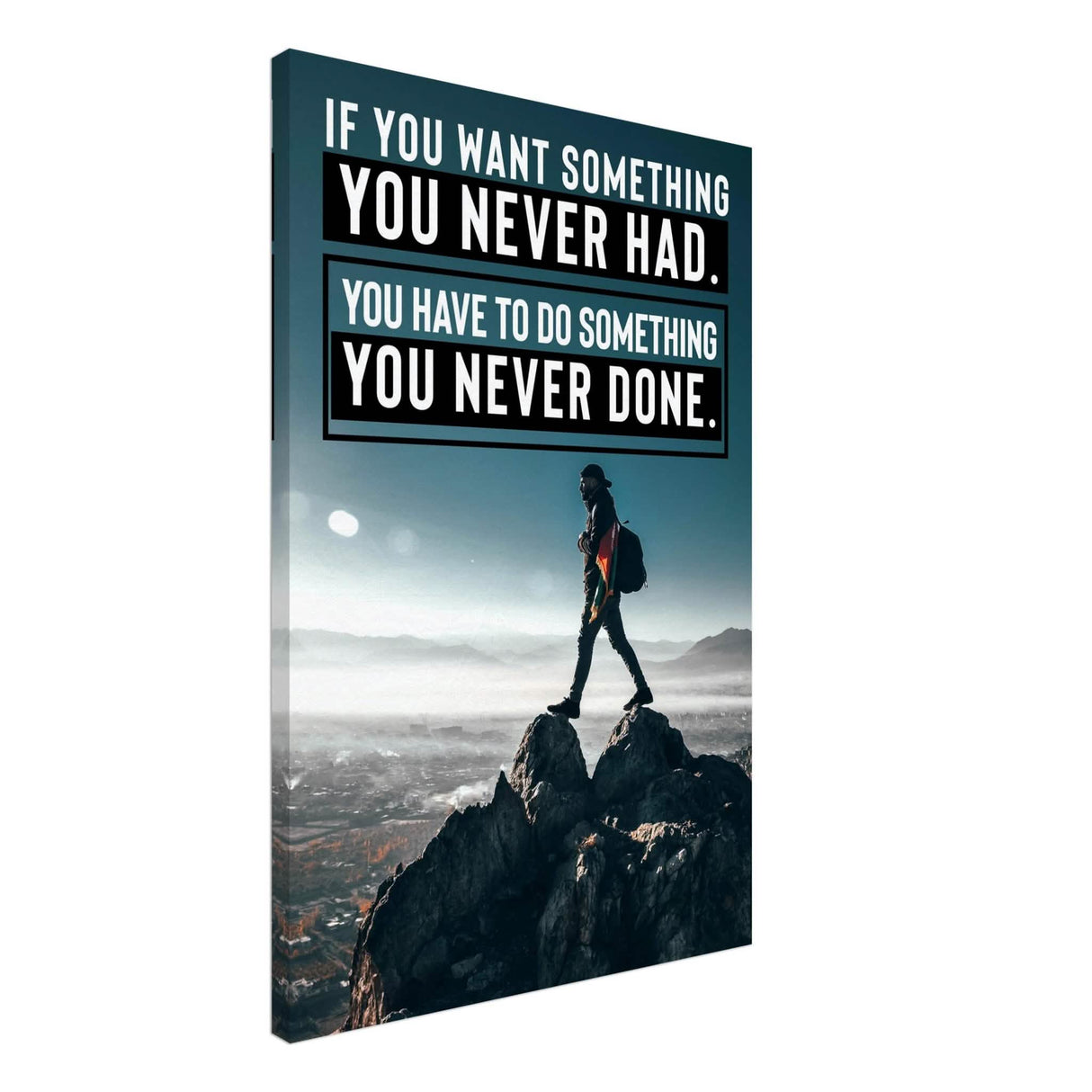 Da Vinci Motivational Wall Art - Canvas - 60x90 cm / 24x36″ - Thick