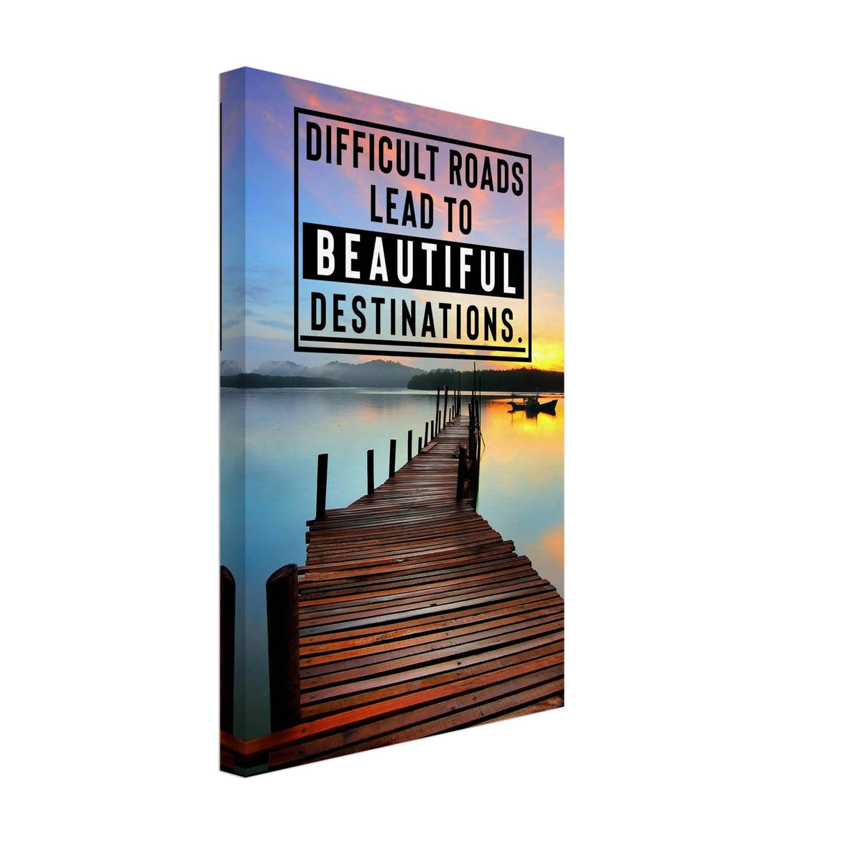 Da Vinci Motivational Wall Art - Canvas - 30x45 cm / 12x18″ - Thick