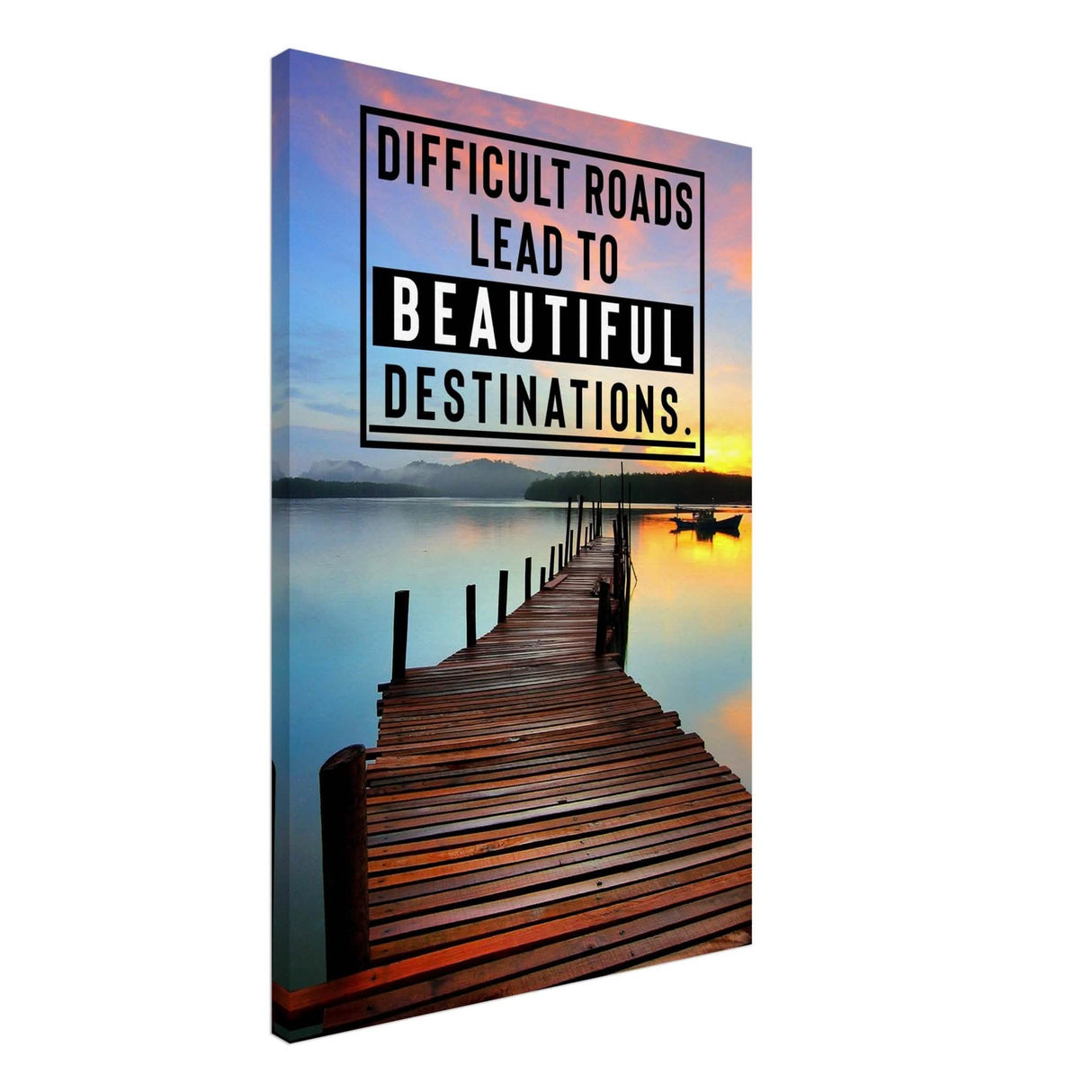 Da Vinci Motivational Wall Art - Canvas - 60x90 cm / 24x36″ - Thick