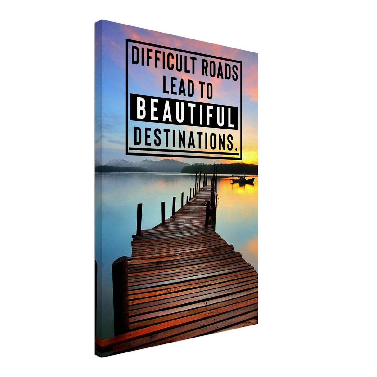 Da Vinci Motivational Wall Art - Canvas - 50x75 cm / 20x30″ - Thick