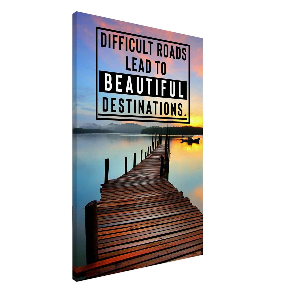 Da Vinci Motivational Wall Art - Canvas - 60x90 cm / 24x36″ - Slim