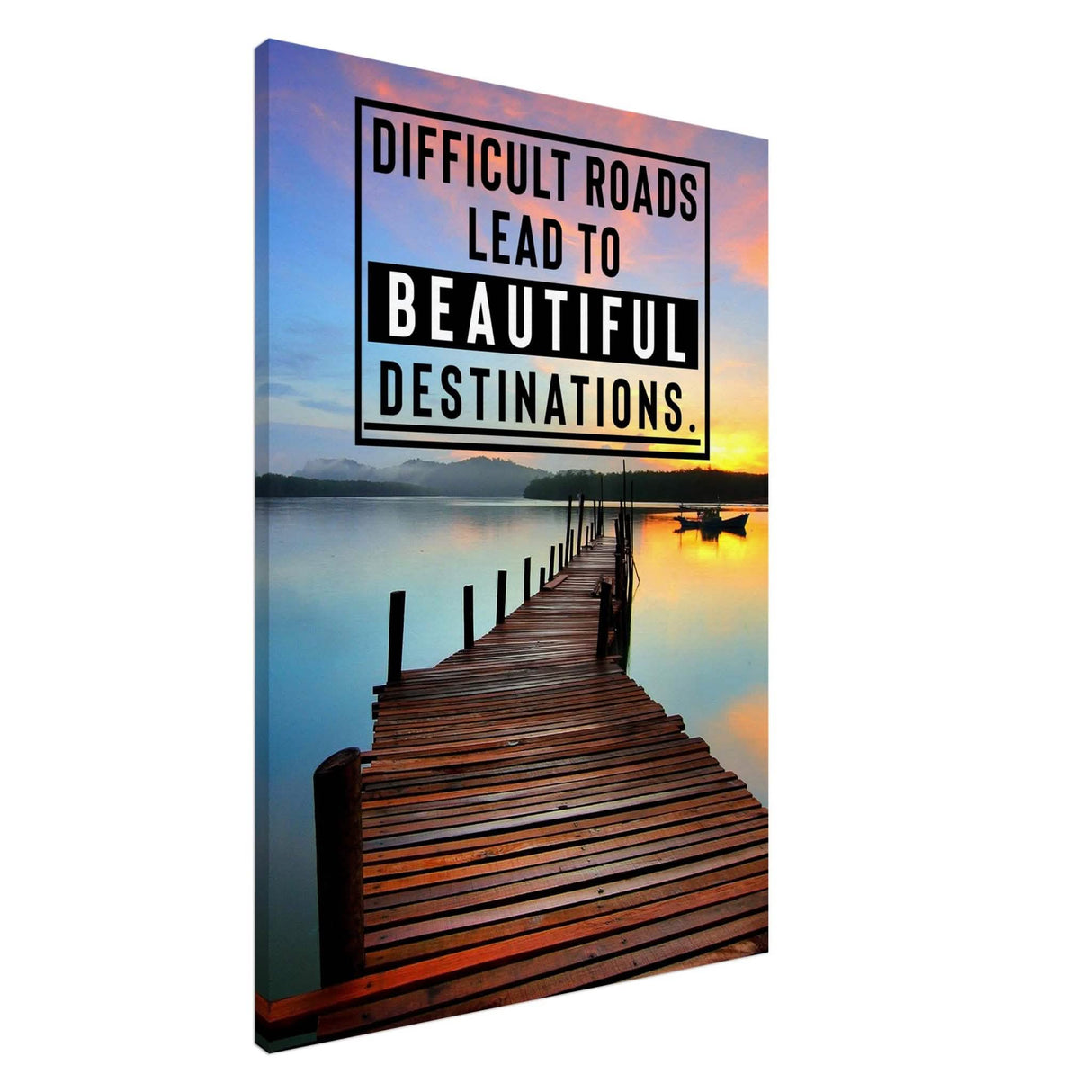 Da Vinci Motivational Wall Art - Canvas - 70x100 cm / 28x40″ - Slim