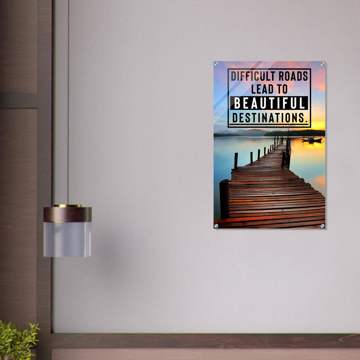 Da Vinci Motivational Wall Art - Acrylic Print - 60x90 cm / 24x36″ -