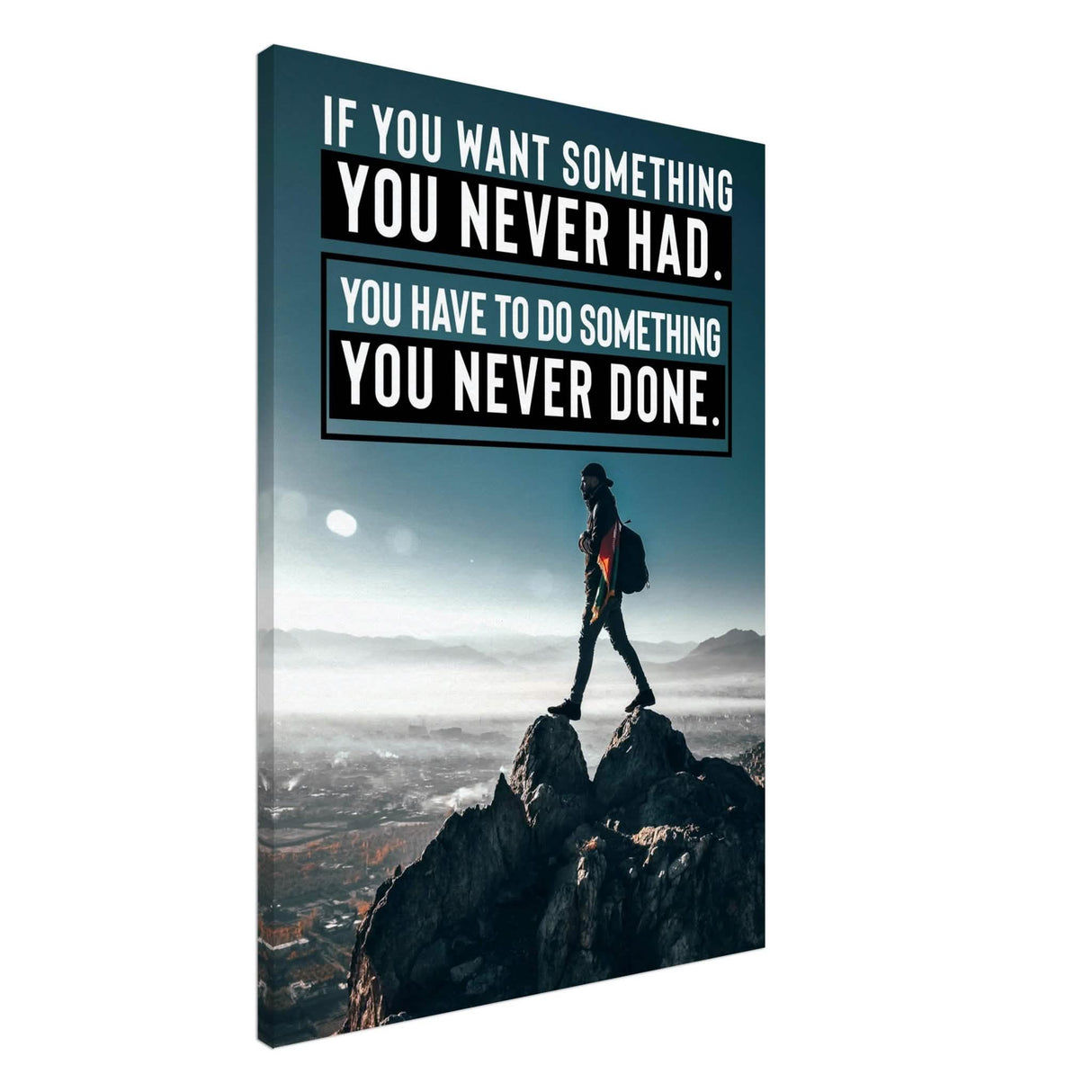 Da Vinci Motivational Wall Art - Canvas - 70x100 cm / 28x40″ - Thick