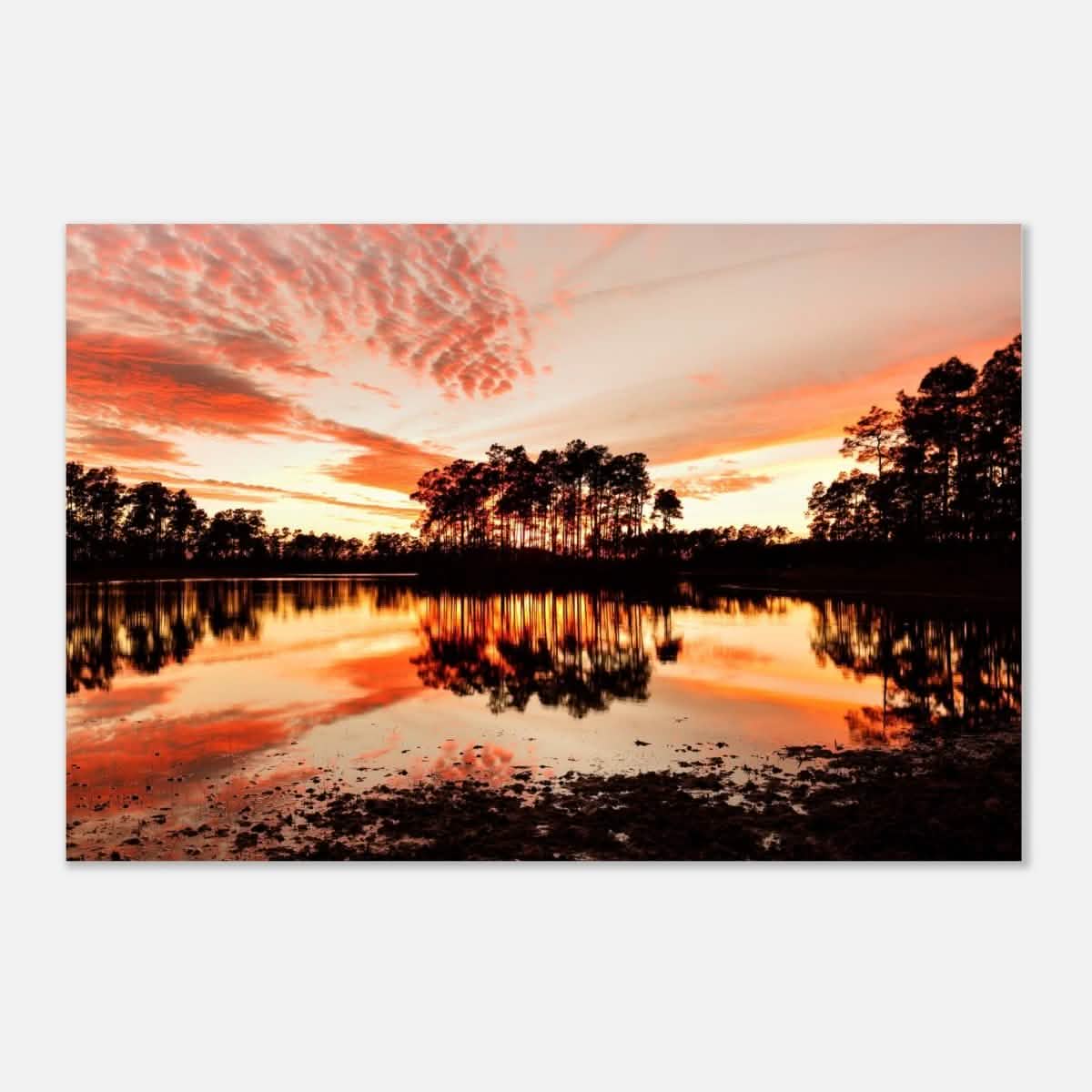 Da Vinci Nature Art Wall art print | Sunset - Acrylic Print - 30x45 cm / 12x18″ -