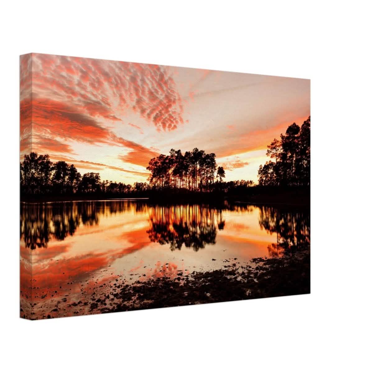 Da Vinci Nature Art Wall art print | Sunset - Canvas - 30x45 cm / 12x18″ -