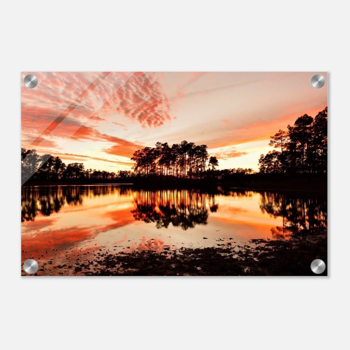 Da Vinci Nature Art Wall art print | Sunset - Acrylic Print - 30x45 cm / 12x18″ -
