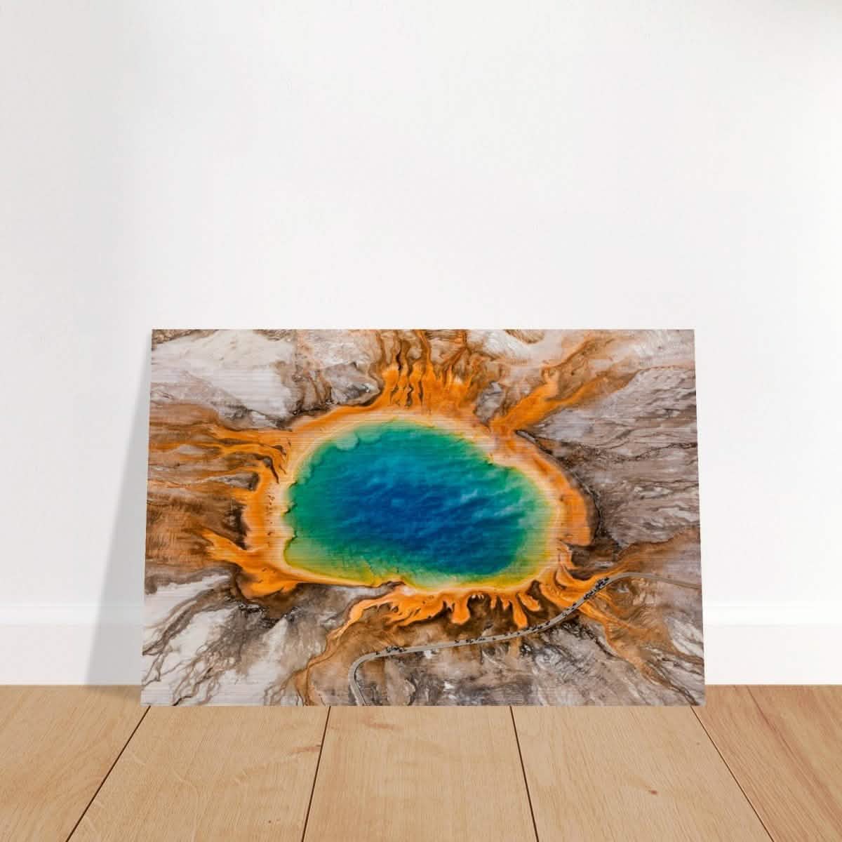 Da Vinci Nature Art Wall art print | Yellowstone National Park | Montana - Brushed Aluminum Print - 30x45 cm / 12x18″ -