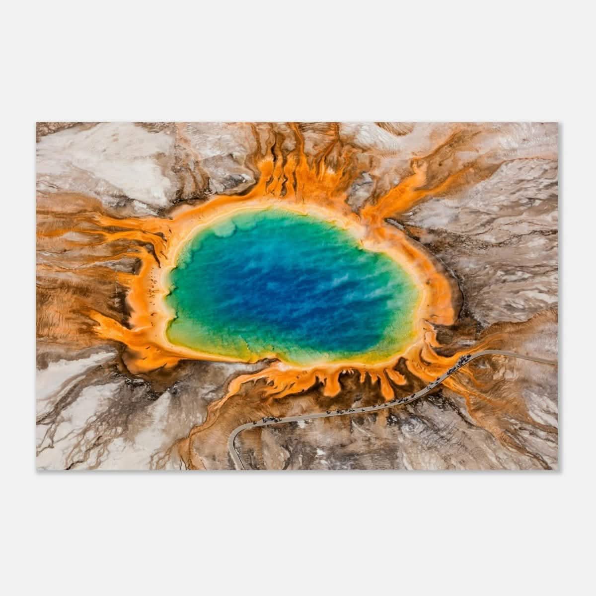 Da Vinci Nature Art Wall art print | Yellowstone National Park | Montana - Aluminum Print - 30x45 cm / 12x18″ -