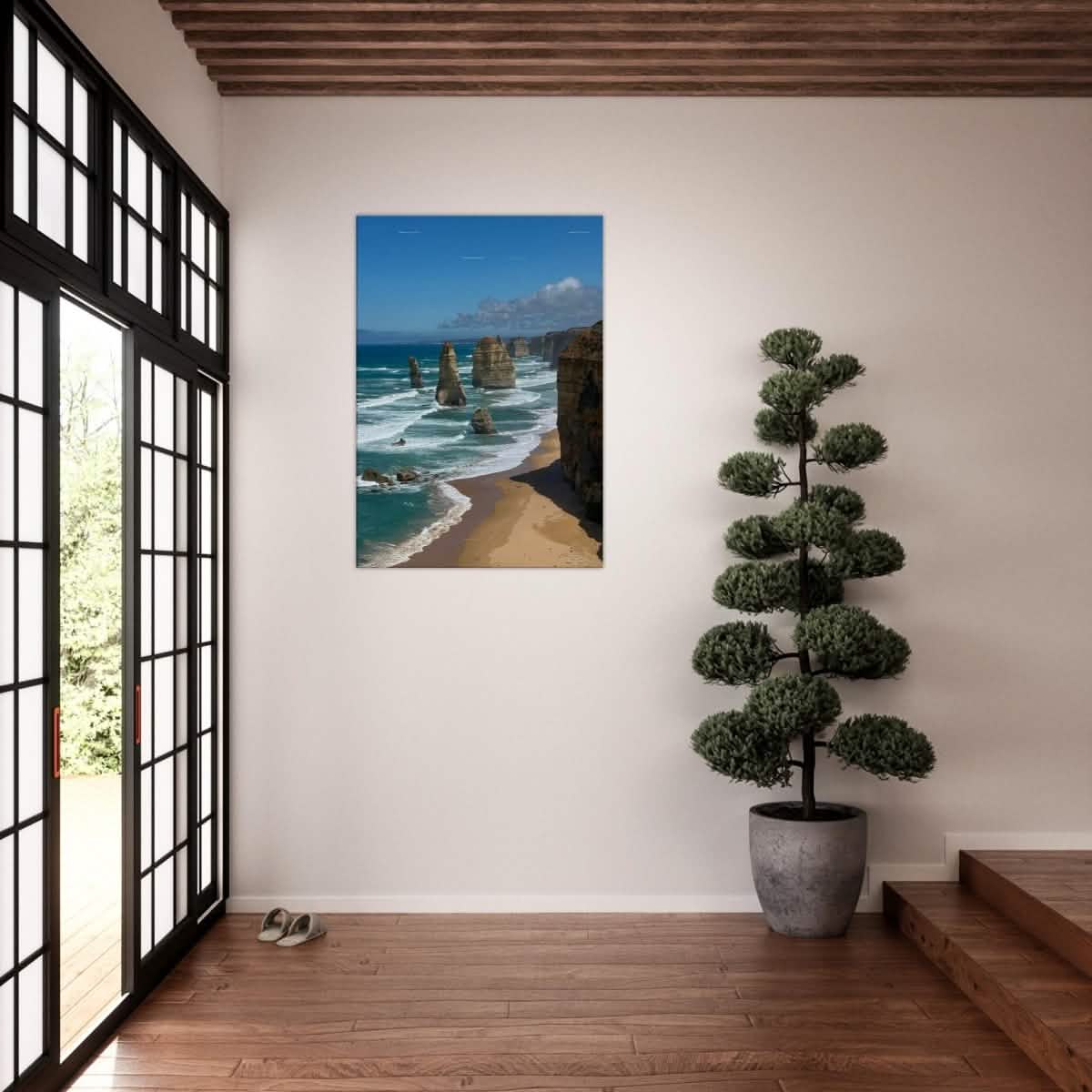 Da Vinci Nature Collection Wall Art Great Ocean Road Melbourne Australia - 60x90 cm / 24x36″ - Thick -