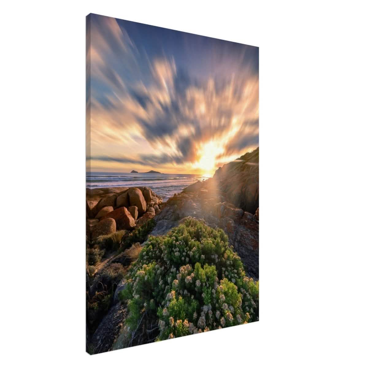 Da Vinci Nature Collection Wall Art Sunrise Melbourne Australia - 60x90 cm / 24x36″ - Slim -
