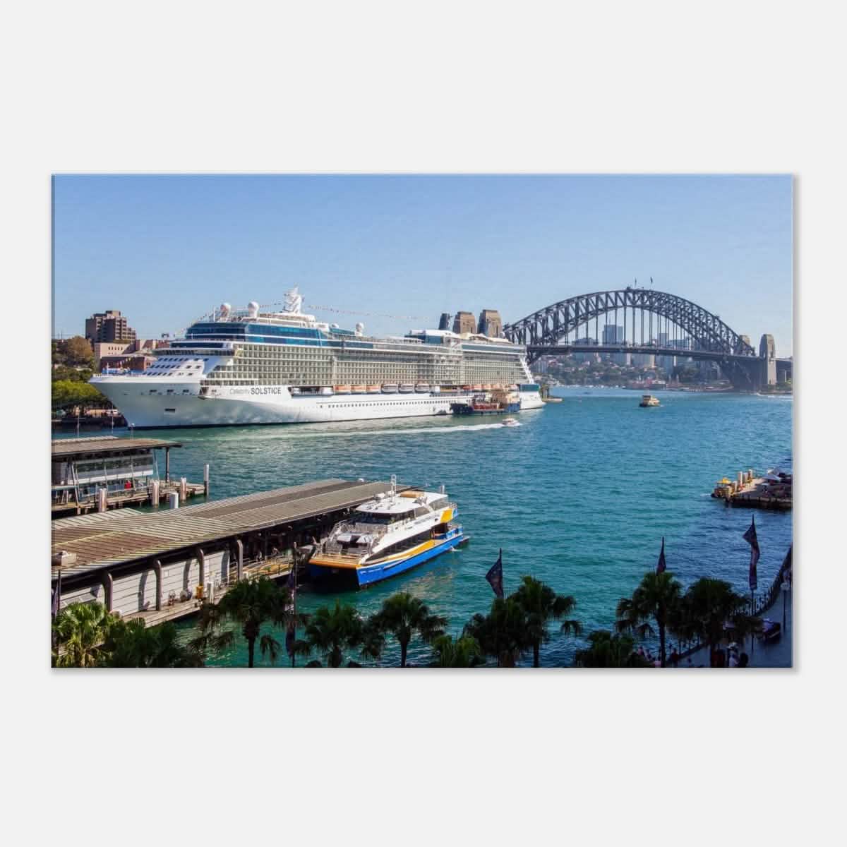 Da Vinci Nature Collection Wall Art Sydney Harbor bridge - 50x75 cm / 20x30″ - Slim -